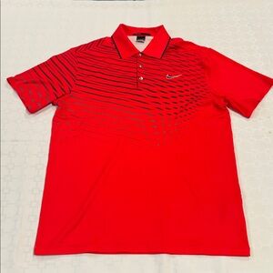 Nike Dri-Fit Tiger Woods Polo Red Dots Shirt